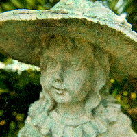 Statue Girl Overlay